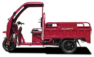 Seitenansicht des roten Modells unseres Classic plus