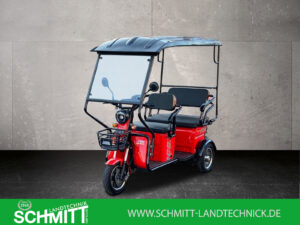 Seitenansicht links des Cargo Runner Passenger mit Sitz und Vorderrad